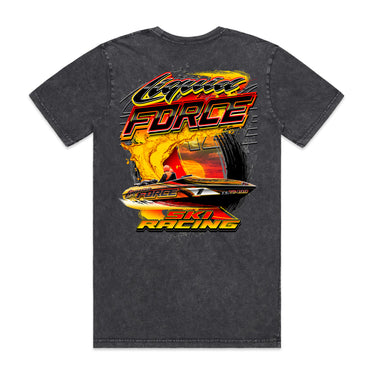 Liquid Force Ski Racing Stone Wash Men's Tee